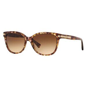 New COACH L109 Brown Cat Eye HC8132 528713 Sunglasses Women